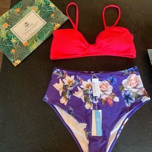 Cupshe two piece bathing suit- size M NWT!